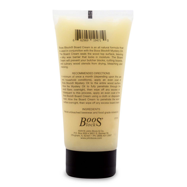 John Boos 5oz Beeswsax Board Cream, 3 pack