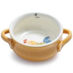 Jacques P&#233;pin Collection Double-Handle Chicken Bowl