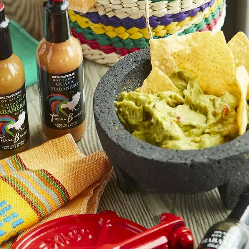 Verve Culture Molcajete and Tortilla Warming Basket