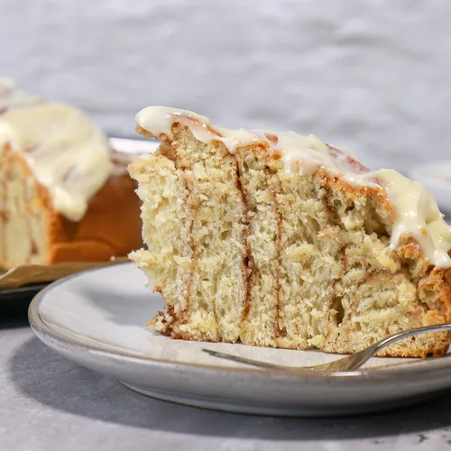 Giant Apple Cinnamon Roll Cake