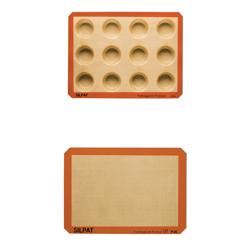 Silpat 12-Cup Muffin Mold and Medium Mat, Set of 2