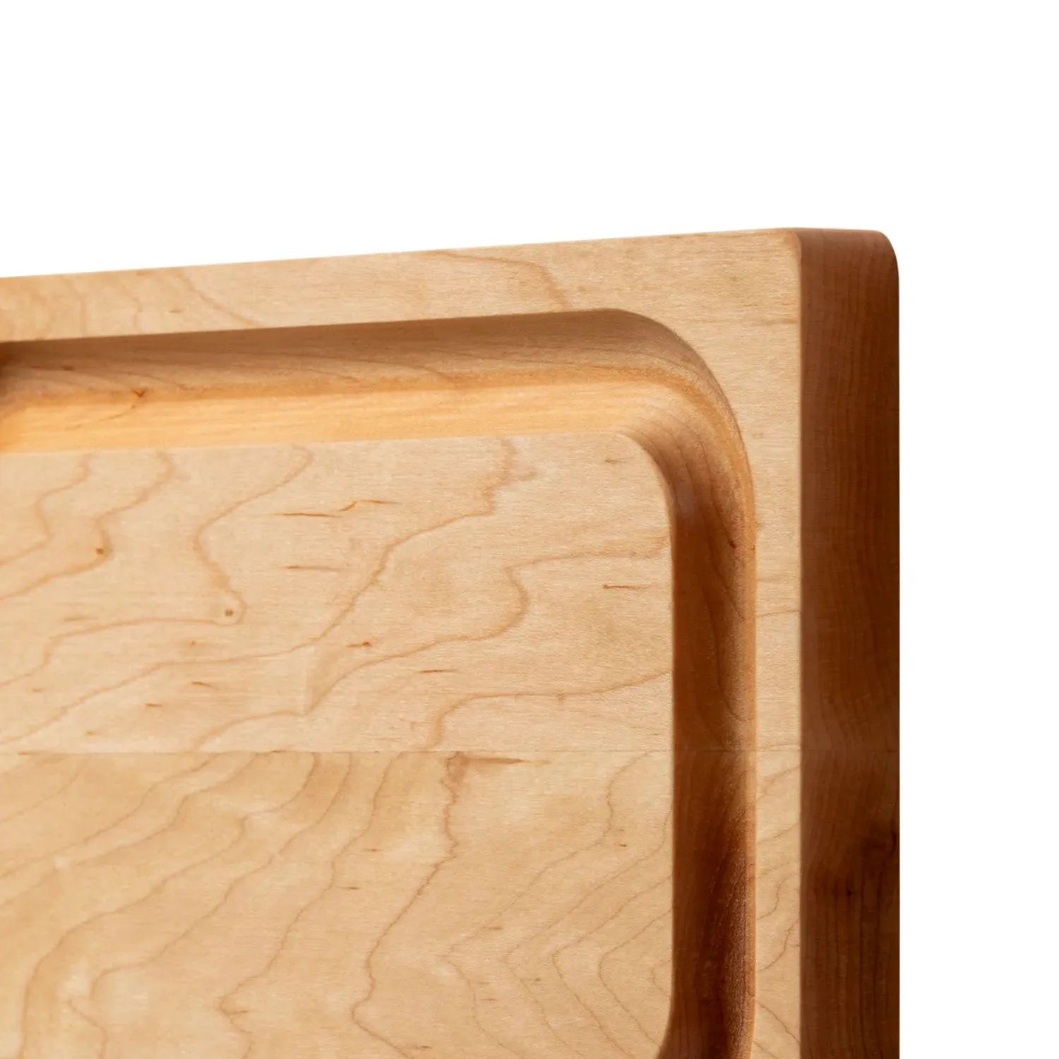 John Boos Maple Edge-Grain Cutting Board w/ Juice Groove, 1" Thick