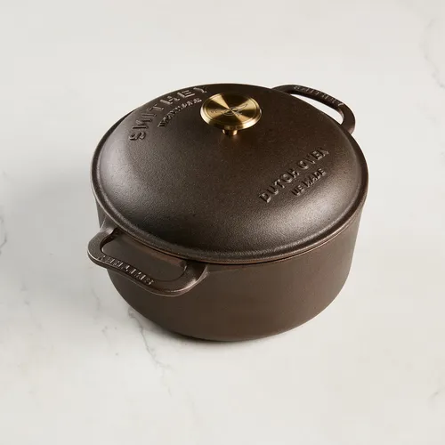 Smithey Polished Cast Iron Dutch Oven