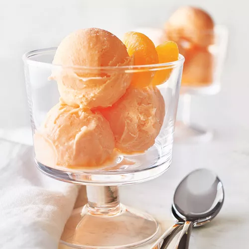Tangerine-Champagne Sorbet