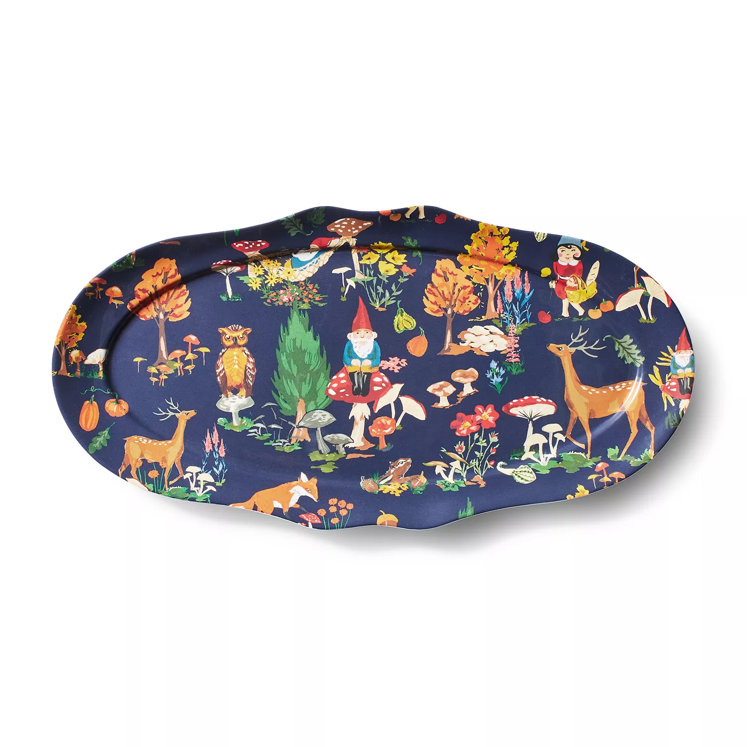 Sur La Table Forest Friends Melamine Oval Platter