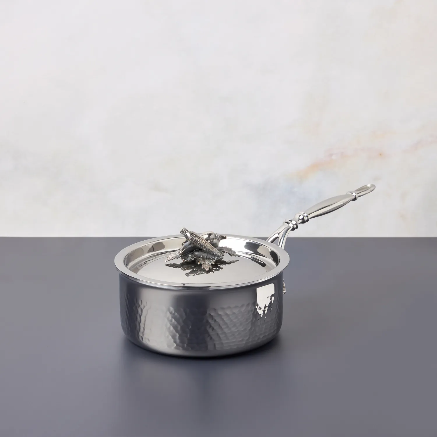 Ruffoni Opus Prima Hammered Stainless Steel 6-Piece Cookware Set