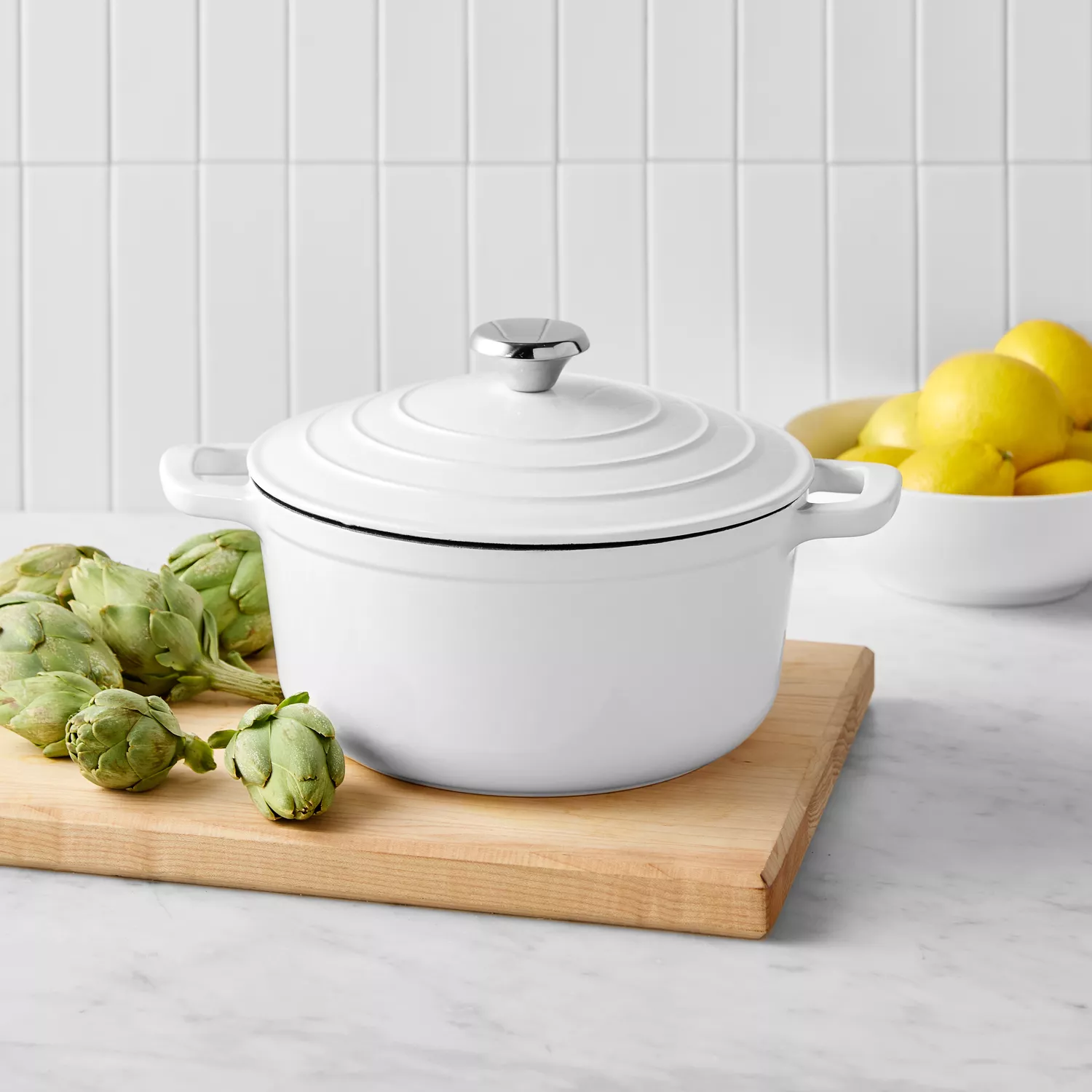 Sur La Table Enameled Cast Iron Round Dutch Oven, 4 qt.