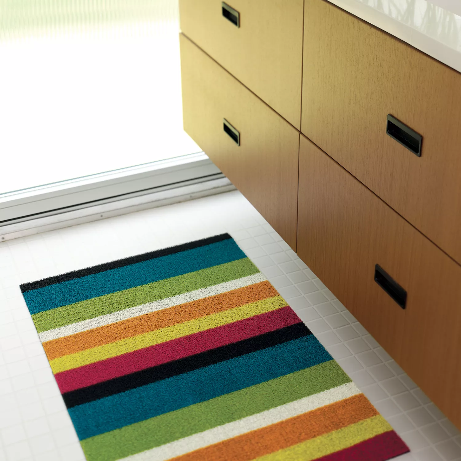 Chilewich Bold Shag Mat, Multi