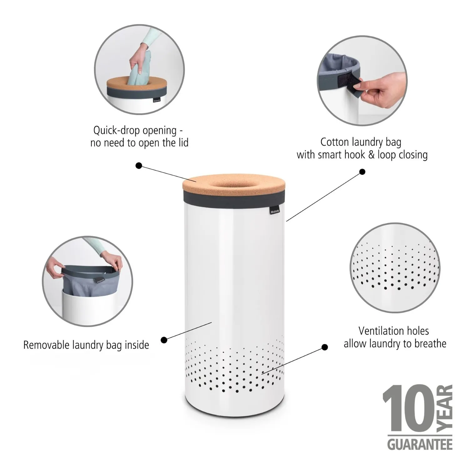 Brabantia 9-Gallon Laundry Hamper