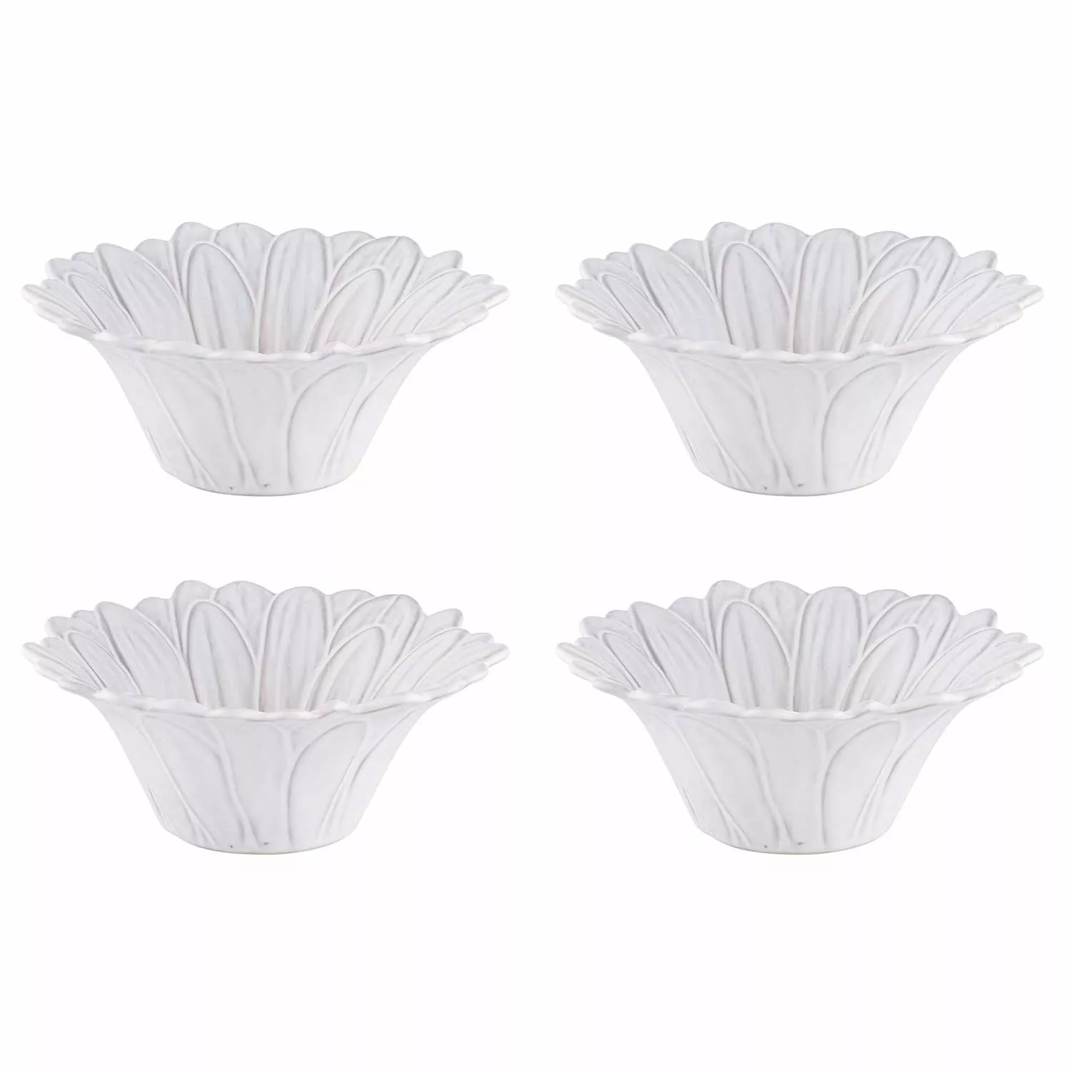 Bordallo Pinheiro Maria Flor Daisy Bowls, Set of 4