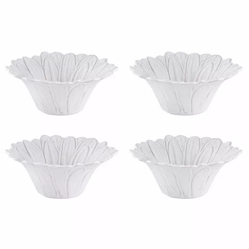 Bordallo Pinheiro Maria Flor Daisy Bowls, Set of 4
