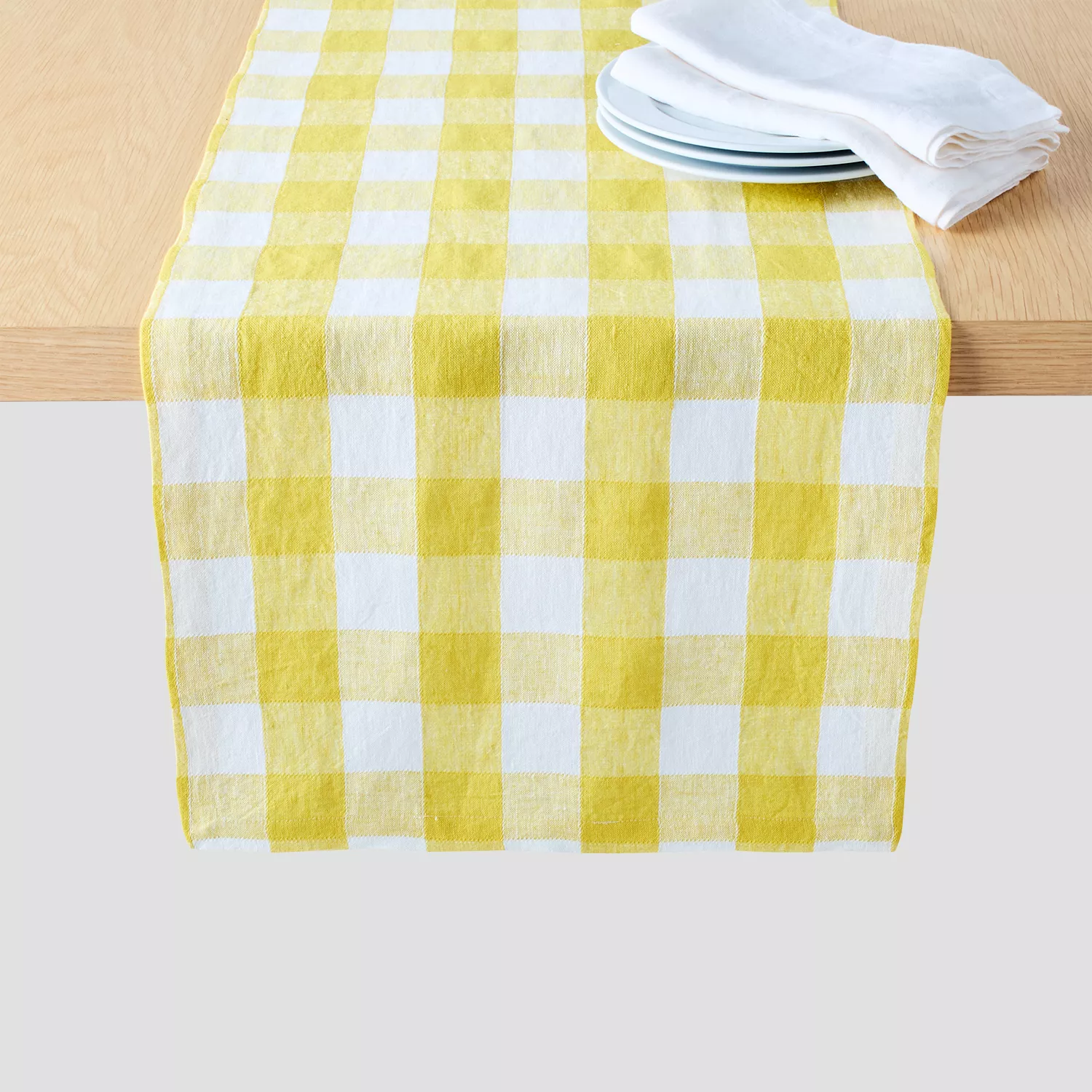 Sur La Table Linen Check Runner