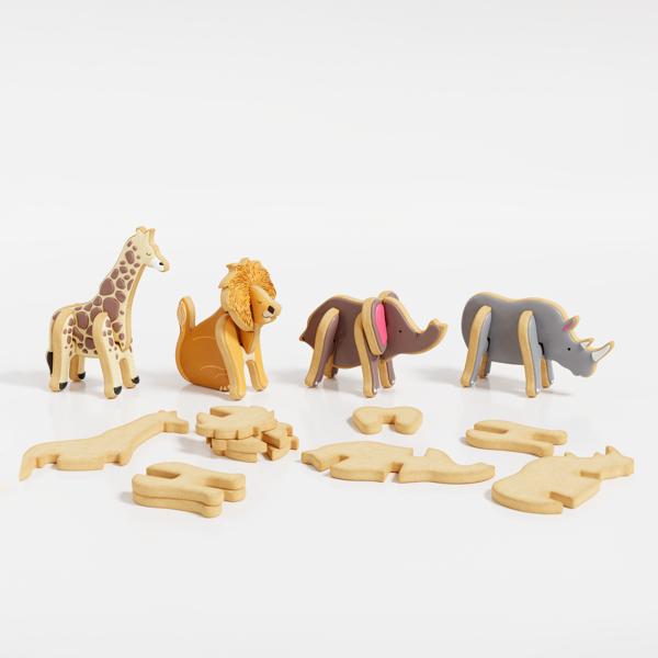 Sur La Table 3D Safari Cookie Cutter 7-Piece Set