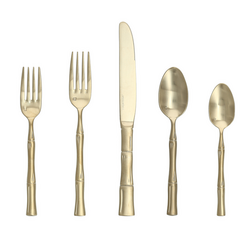 Fortessa Royal Pacific Flatware Set, 5-Piece Set Quality is superior with a weight that feels solid and it is a beautiful design