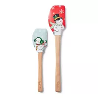 Sur La Table Heart Striped Mini Spatula, Set of 2