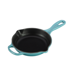 Le Creuset Signature Cast-Iron Skillet, 6.3" Happy with small red skillet b