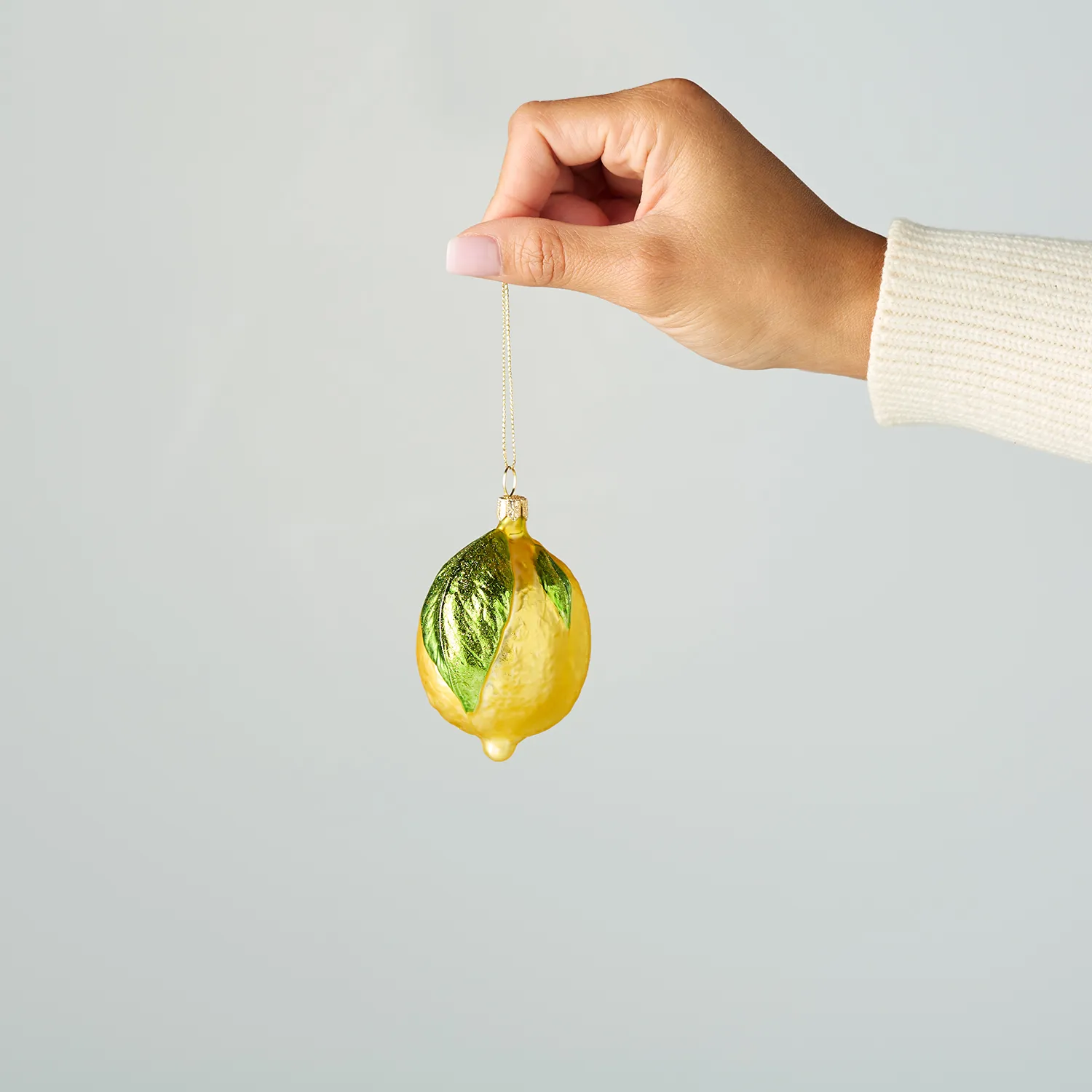 Sur La Table Citrus Glass Ornaments, Set of 3