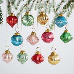 Sur La Table Mercury Glass Ornaments, Set of 12 Cute ornaments!
