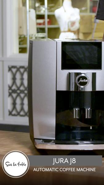 Jura J8 Automatic Coffee Machine - Midnight Silver