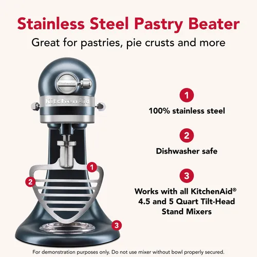 KitchenAid Stainless Steel Pastry Beater