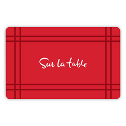 Red Plaid Gift  Card