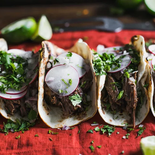 Shredded Pork Soft Tacos