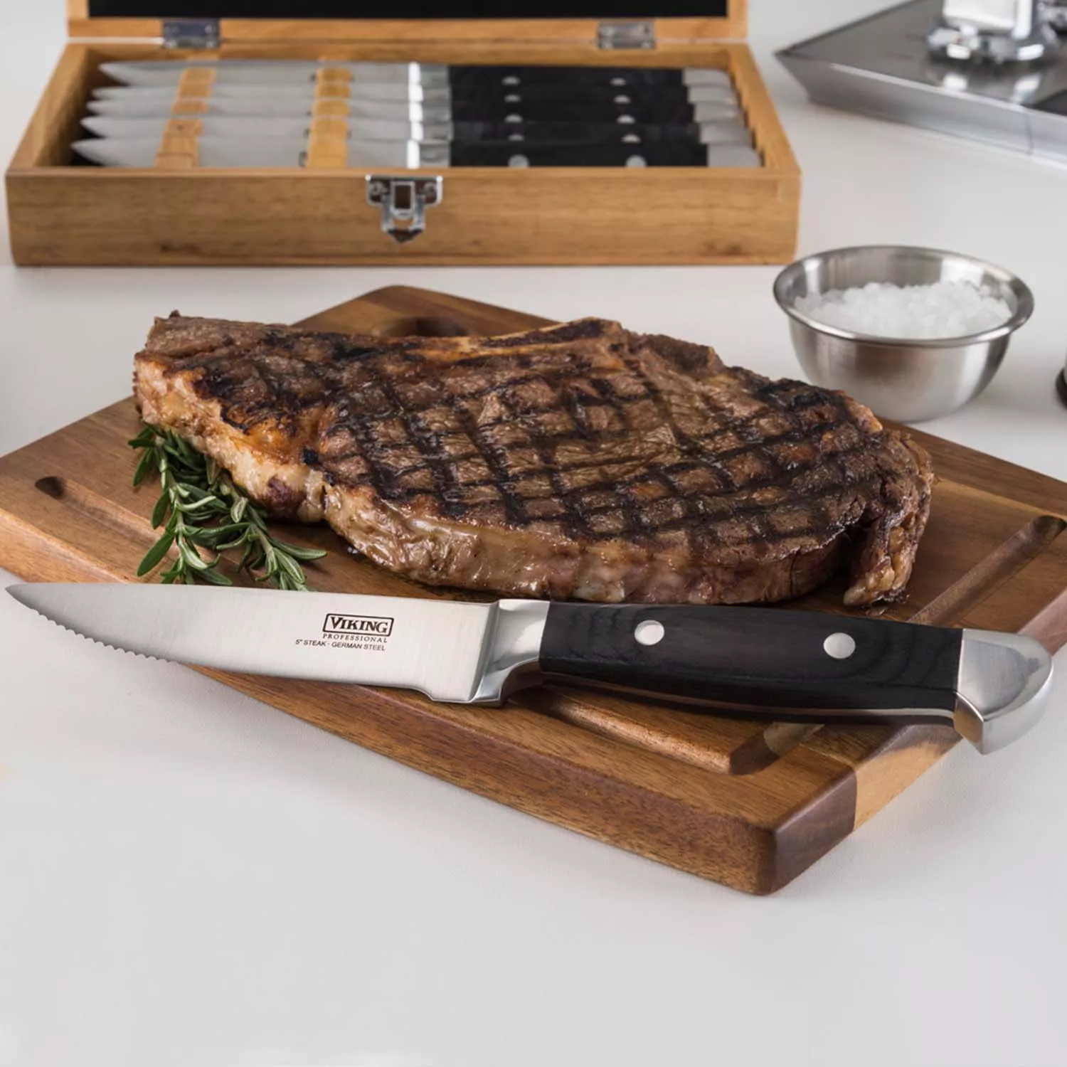 Viking Professional Steak Knives, Set of 6