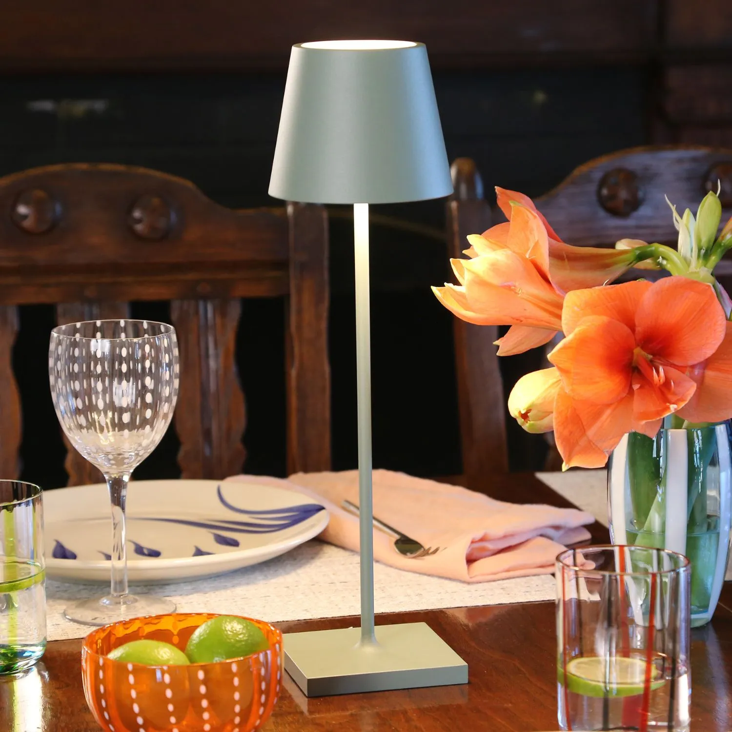 Zafferano Poldina Pro Indoor/Outdoor Cordless Table Lamp