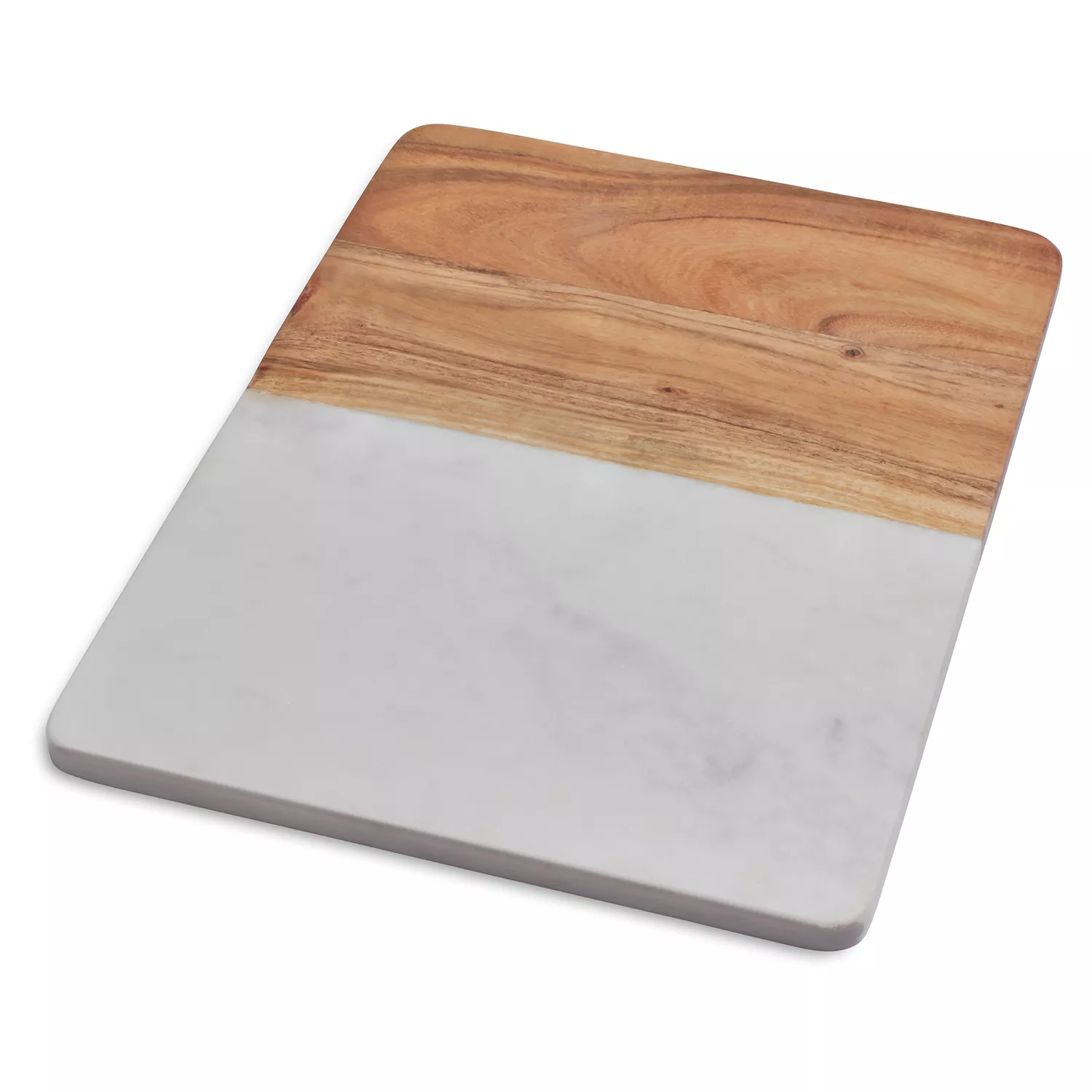 Sur La Table Marble and Mango Wood Cheese Board