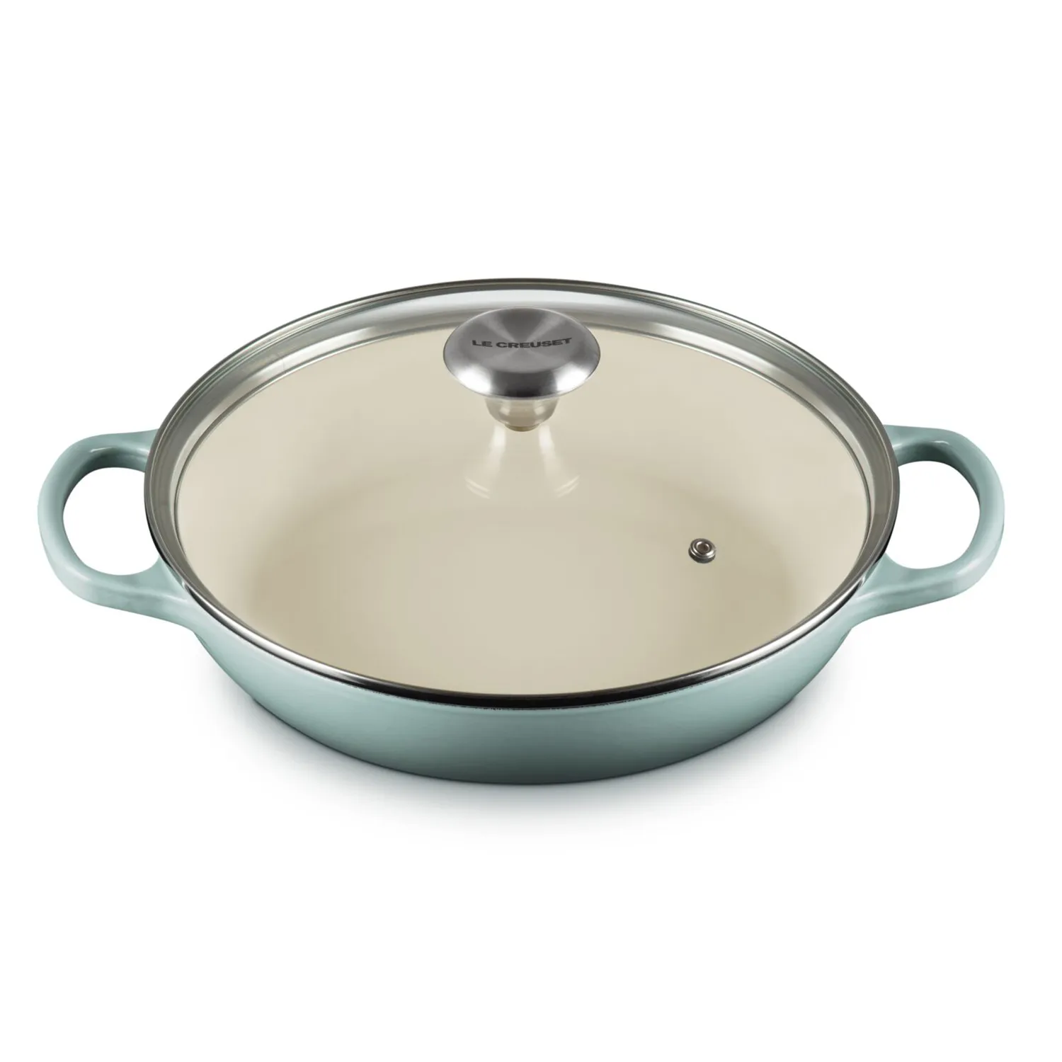 Le Creuset Signature Braiser with Glass Lid, 2.25 qt.