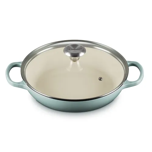 Le Creuset Signature Braiser with Glass Lid, 2.25 qt.