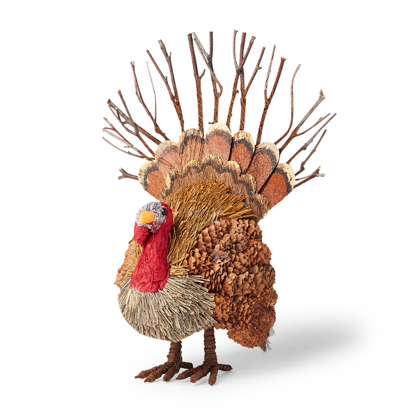 Sur La Table Thanksgiving Grass Turkey, 10"