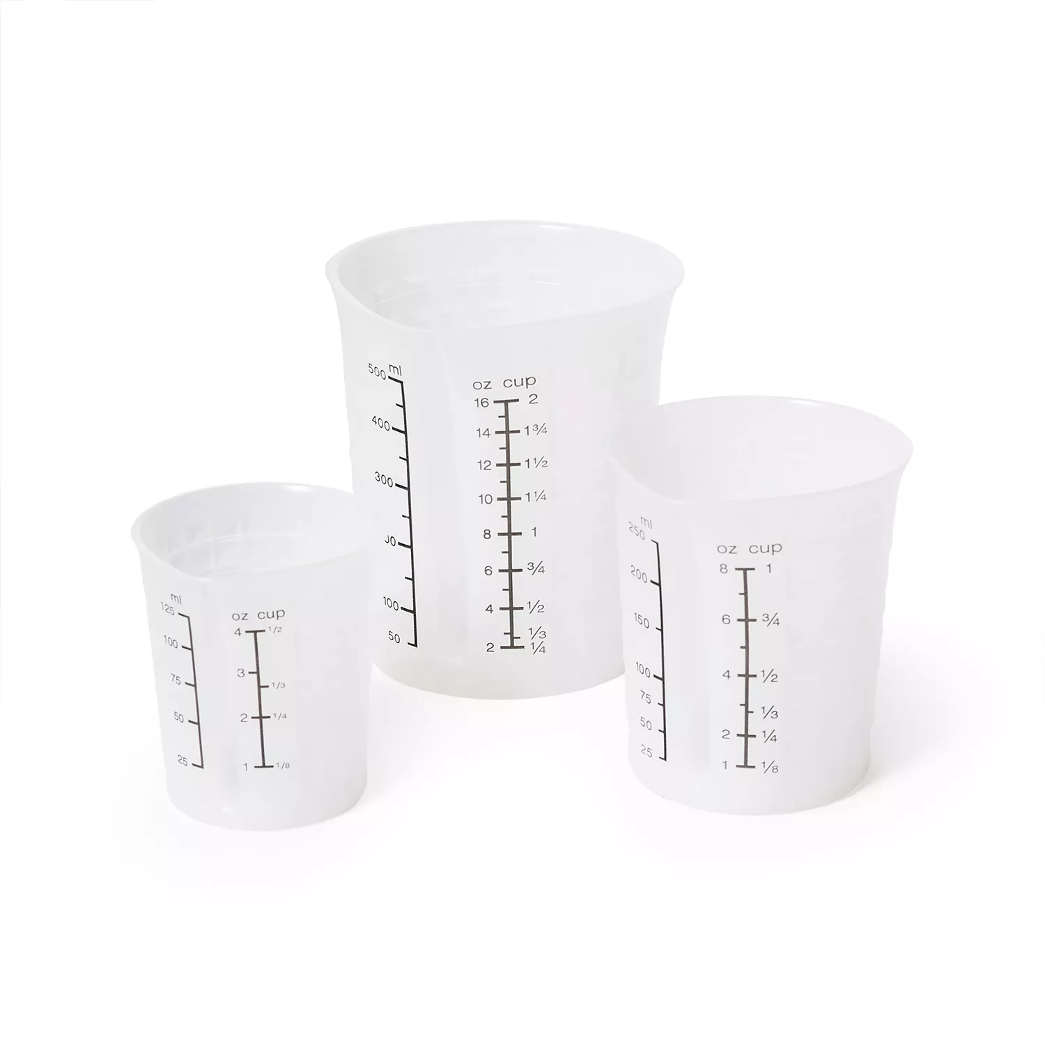 Sur La Table Silicone Measuring Cups, Set of 3