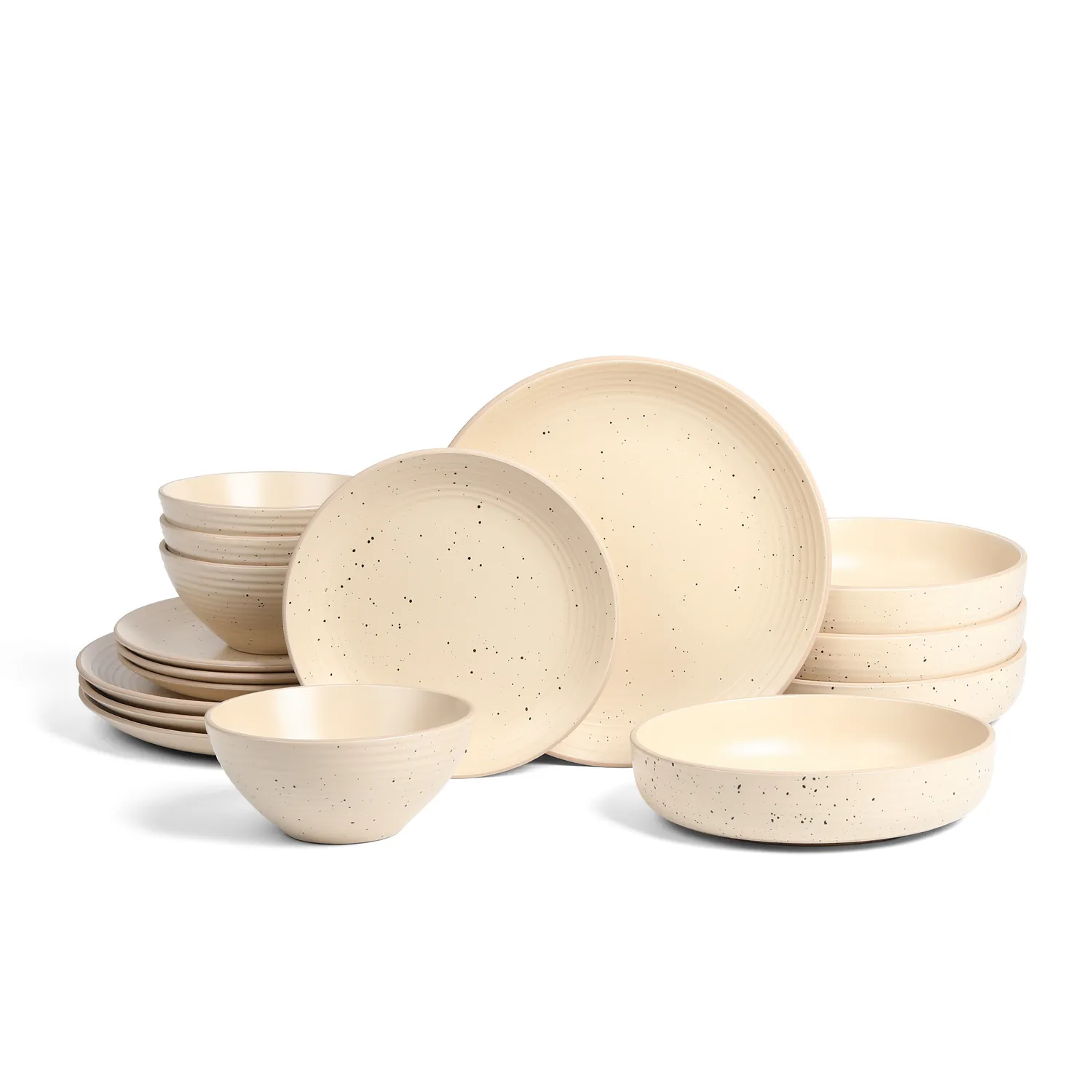 Stone Lain Lauren Stoneware 16-Piece Dinnerware Set