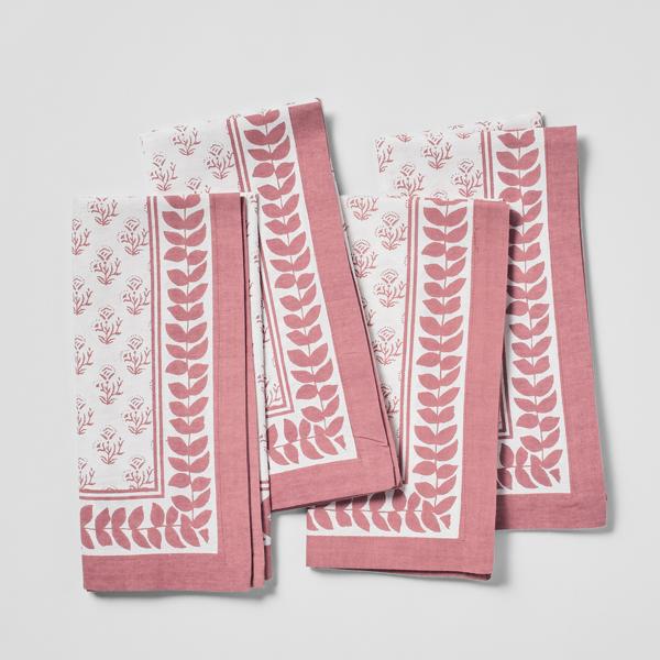 Sur La Table Block Print Napkins, Set of 4
