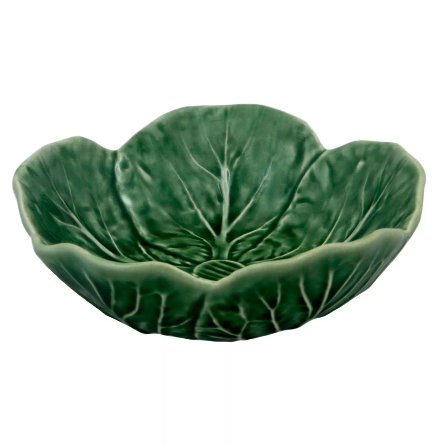 Bordallo Pinheiro Cabbage Green Bowls, Set of 4