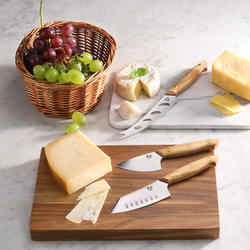 Cangshan 3-Piece Olivewood Cheese Knife Set