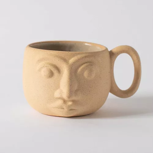 Al Centro Ceramica Handcrafted Face Mug