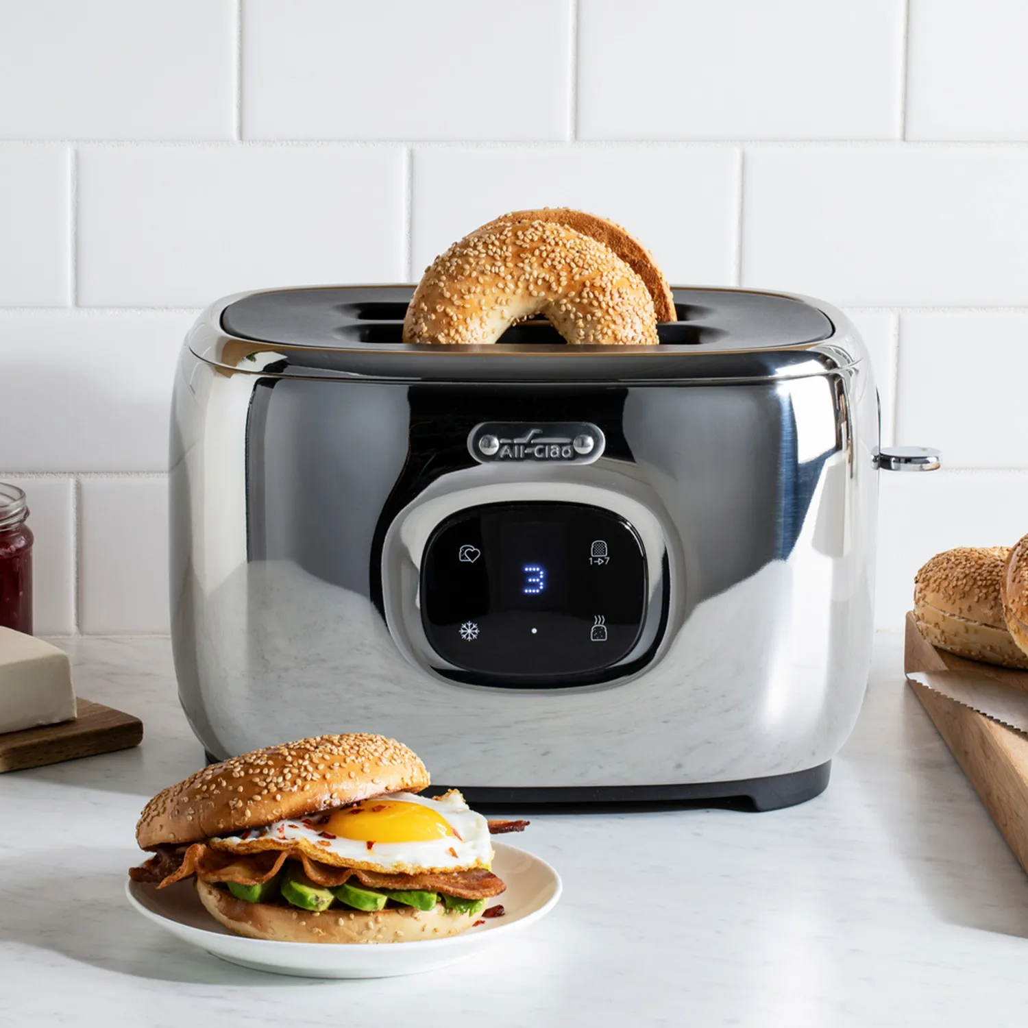 All-Clad Stainless Steel 2-Slice Digital Toaster