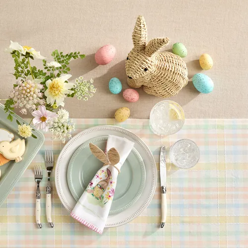 Sur La Table Easter Embroidered Napkins, Set of 4