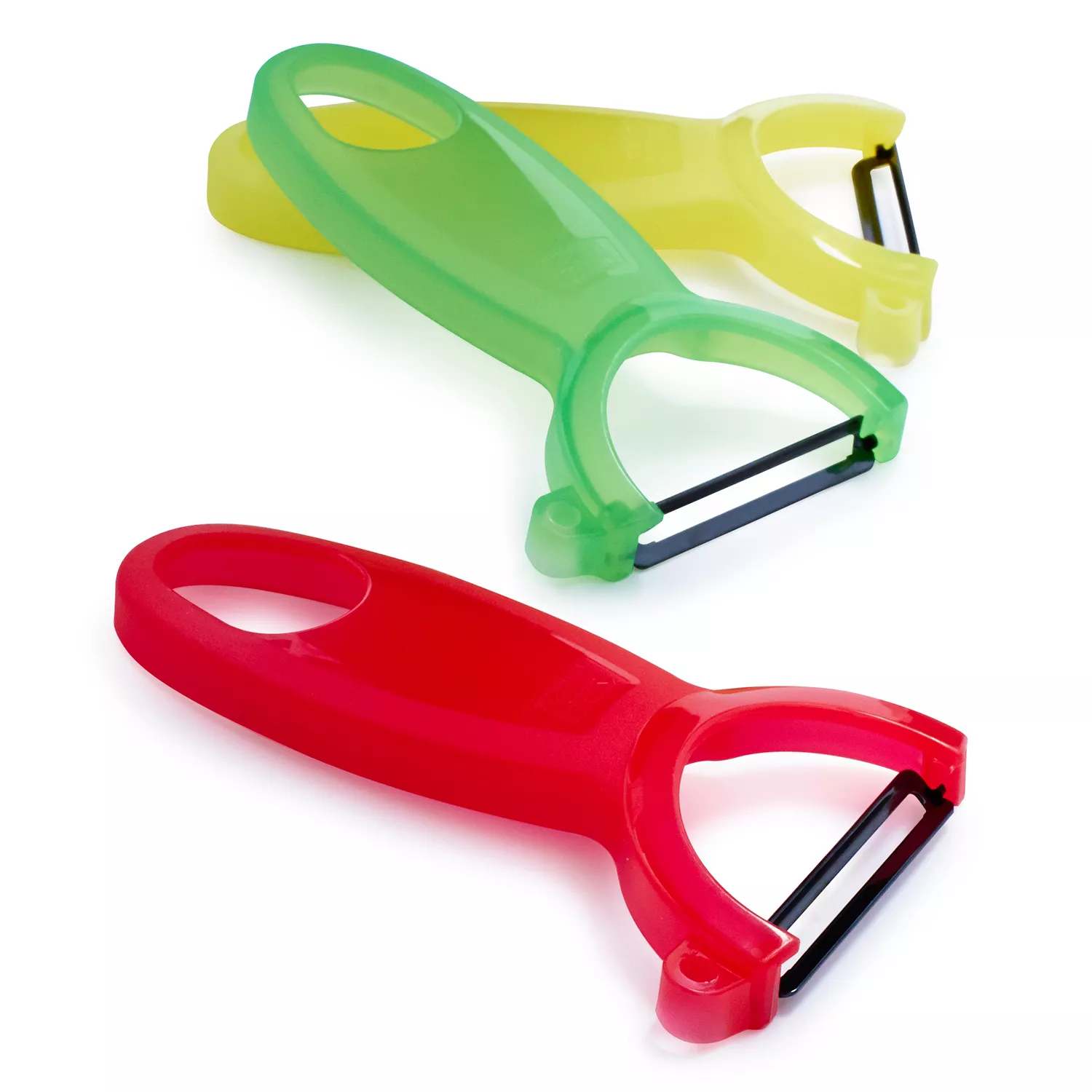 Kuhn Rikon Translucent Peelers, Set of Three