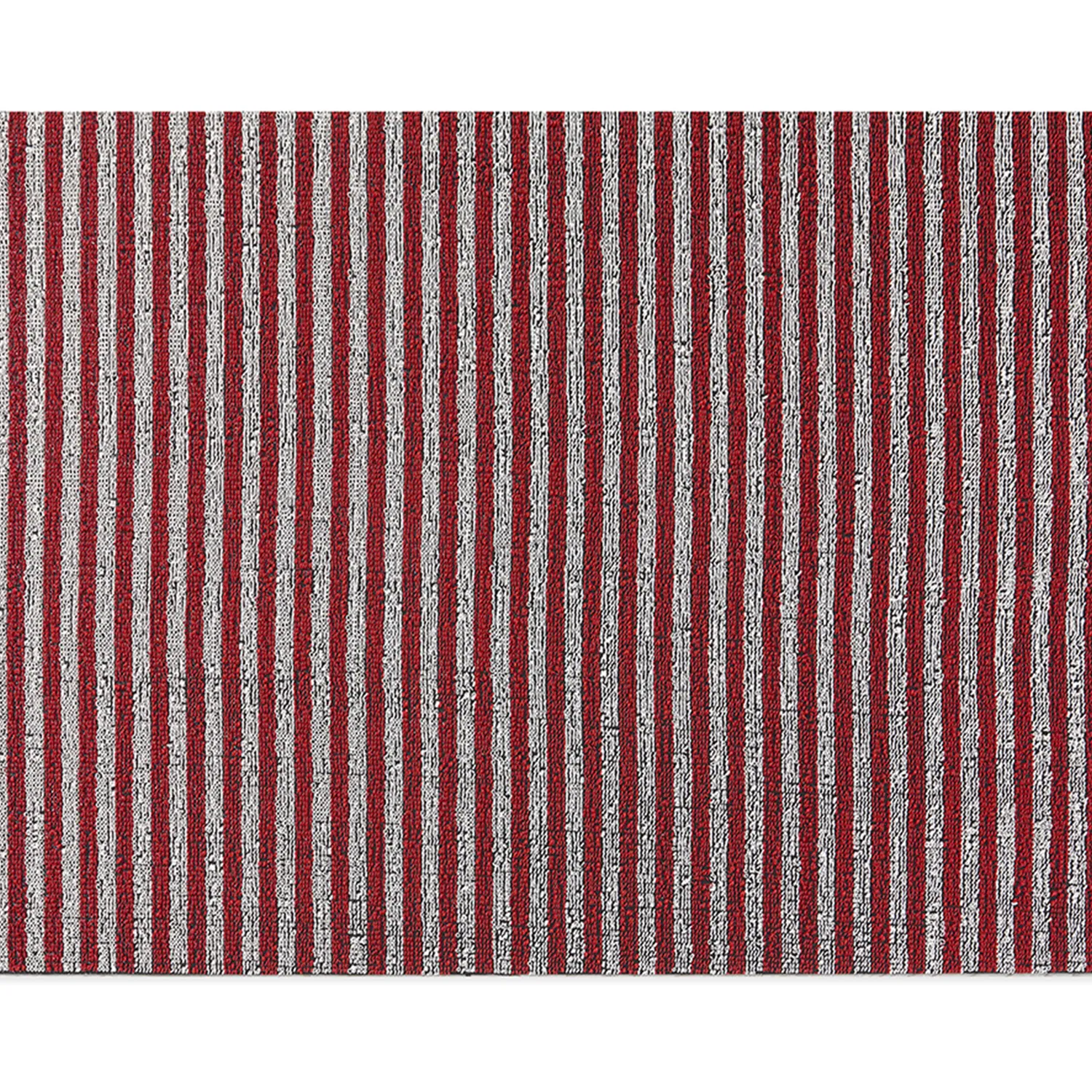 Chilewich Breton Stripe Shag Rug, Candy