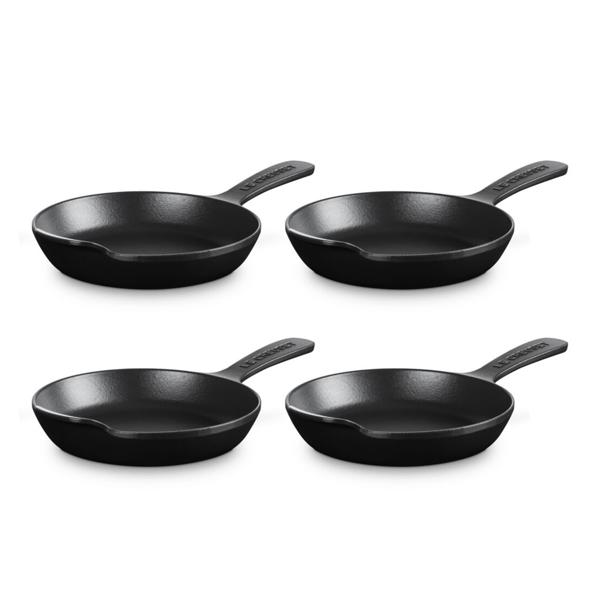 Le Creuset Gourmand Individual Skillets, Set of 4