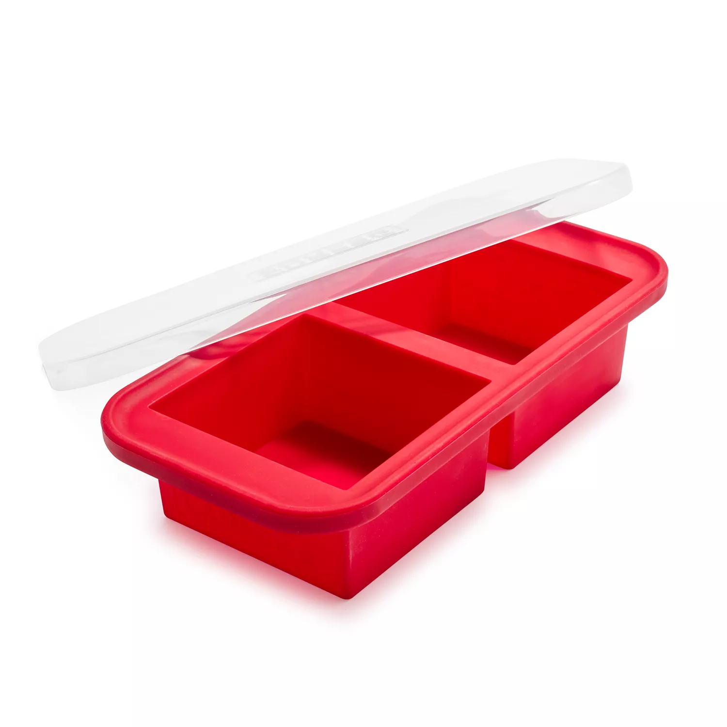 Silicone Freezer Tray Soup 4 Cubes Food Freezing Container Molds with Lid  Frozen Packaging Box