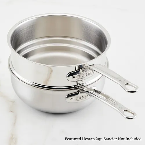 Hestan Provisions Stainless Steel Double Boiler Insert, 3 qt.