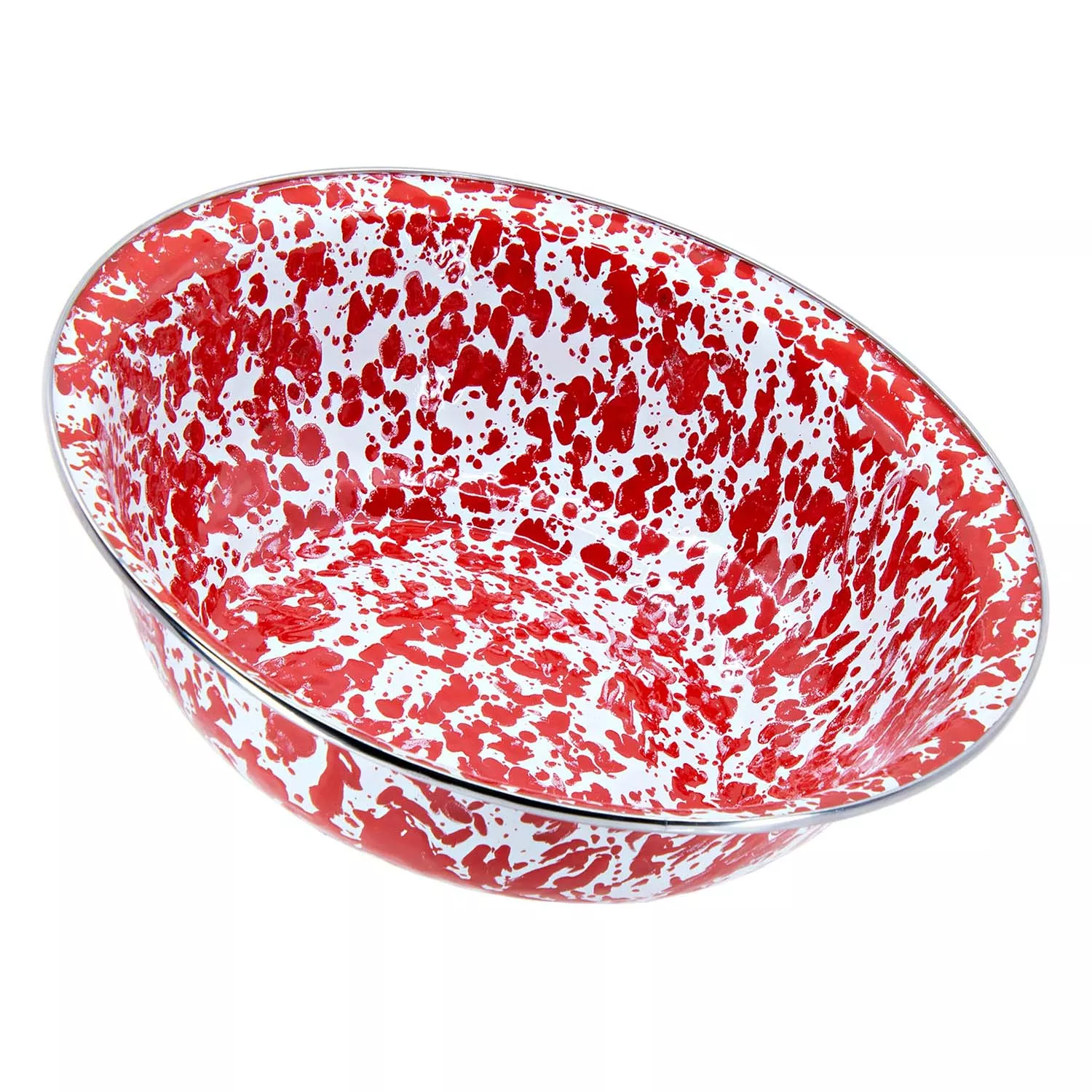 Golden Rabbit Swirl Serving Bowl, 4 qt.