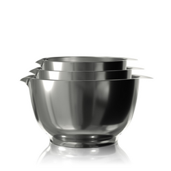 Rosti Margrethe 3-Piece Steel Mixing Bowl Set 