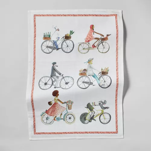 Sur La Table Neighborhood Bikes Kitchen Towel