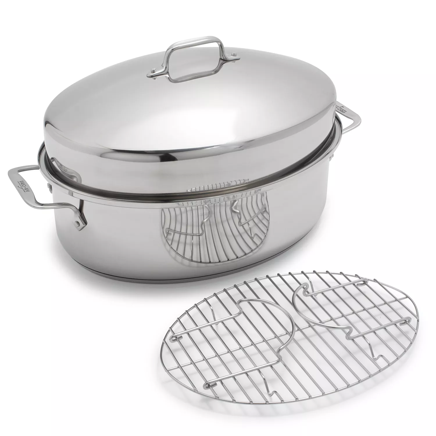 All-Clad Stainless Steel Covered Oval Roaster