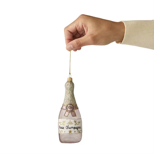 Sur La Table Champagne Rose 2025 Ornament